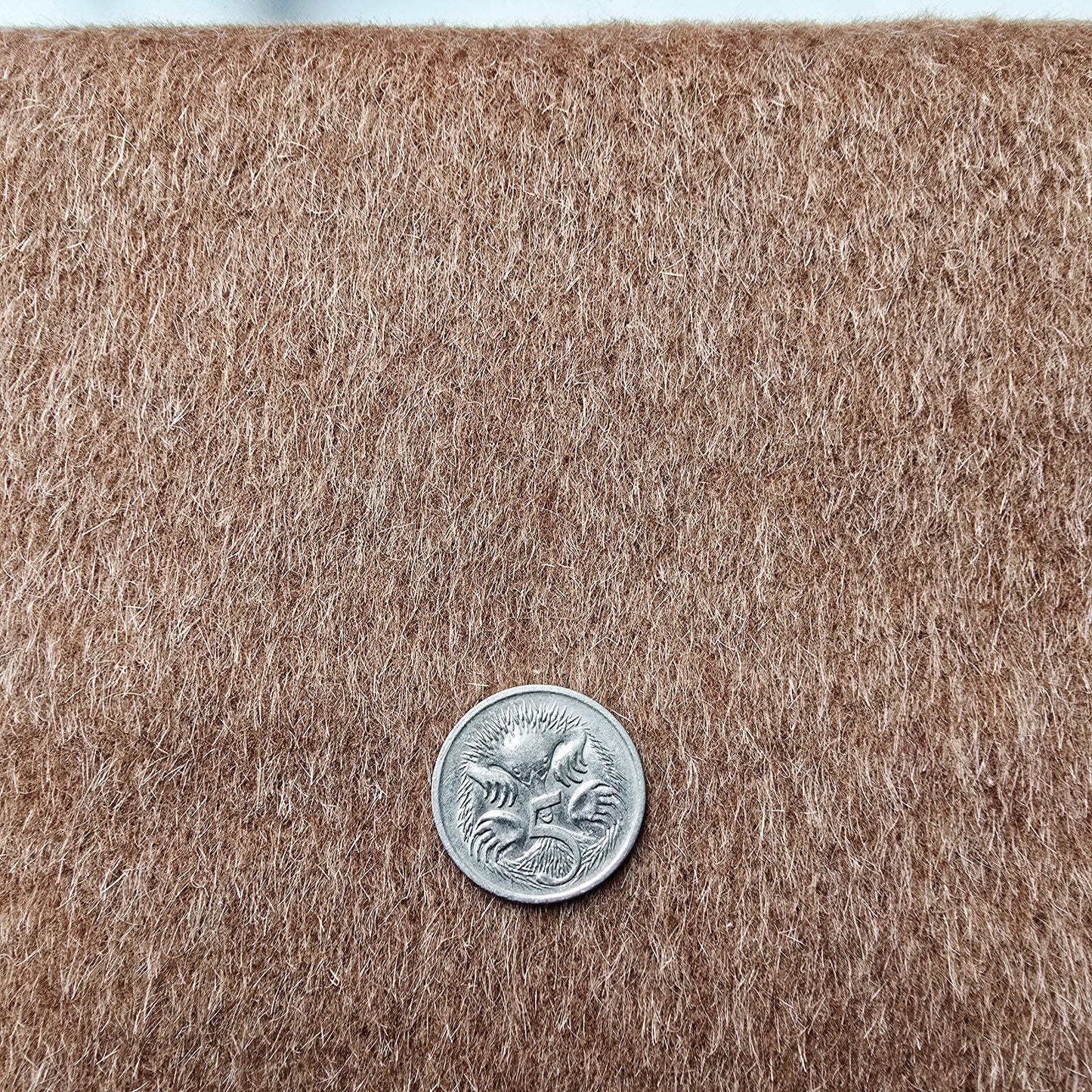 Mohair wool coat fabric - sold by 1/2mtr
