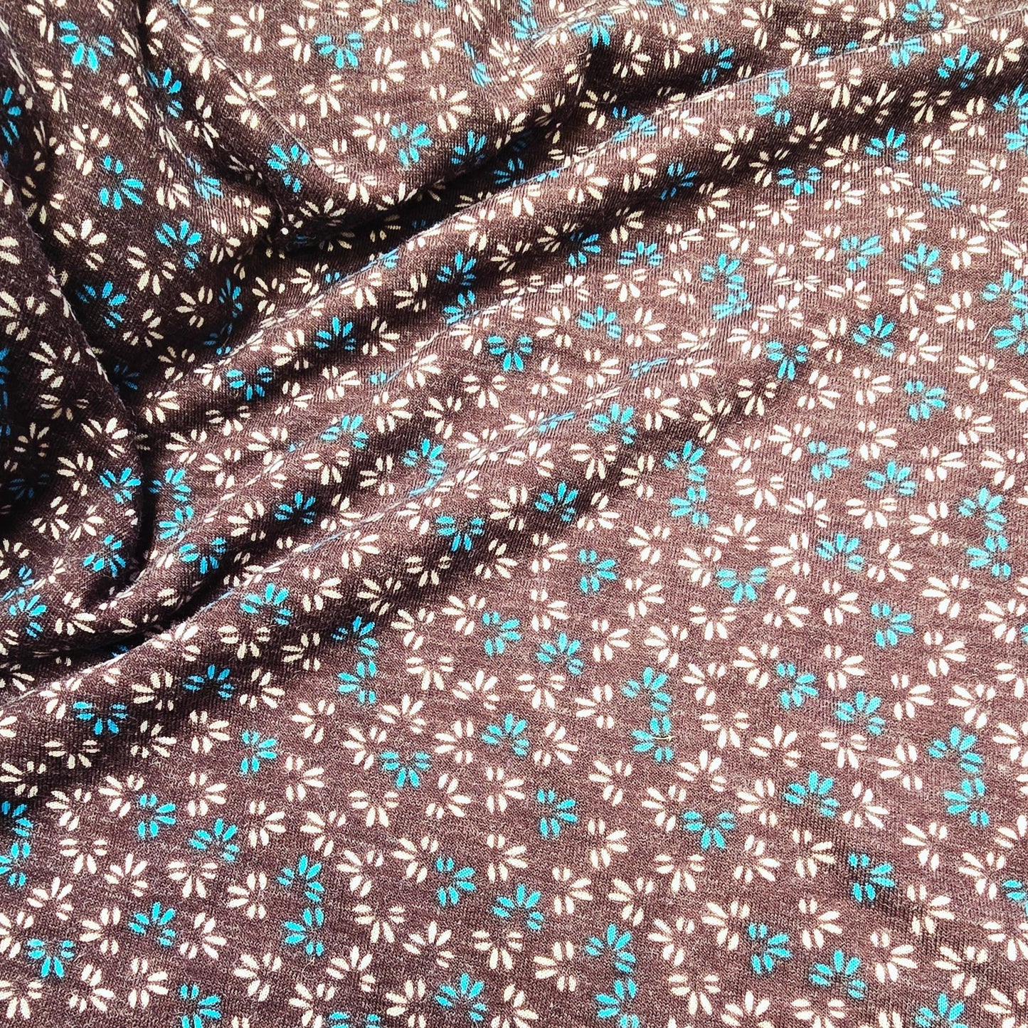 Petal -Floral knit jersey- sold by 1/2mtr