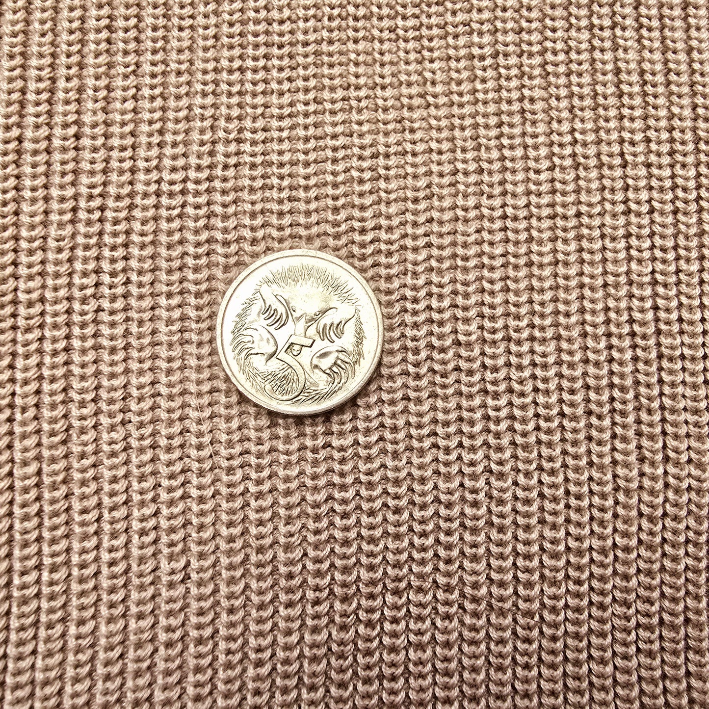 Fawn knit fabric fawn -1.40mtrs