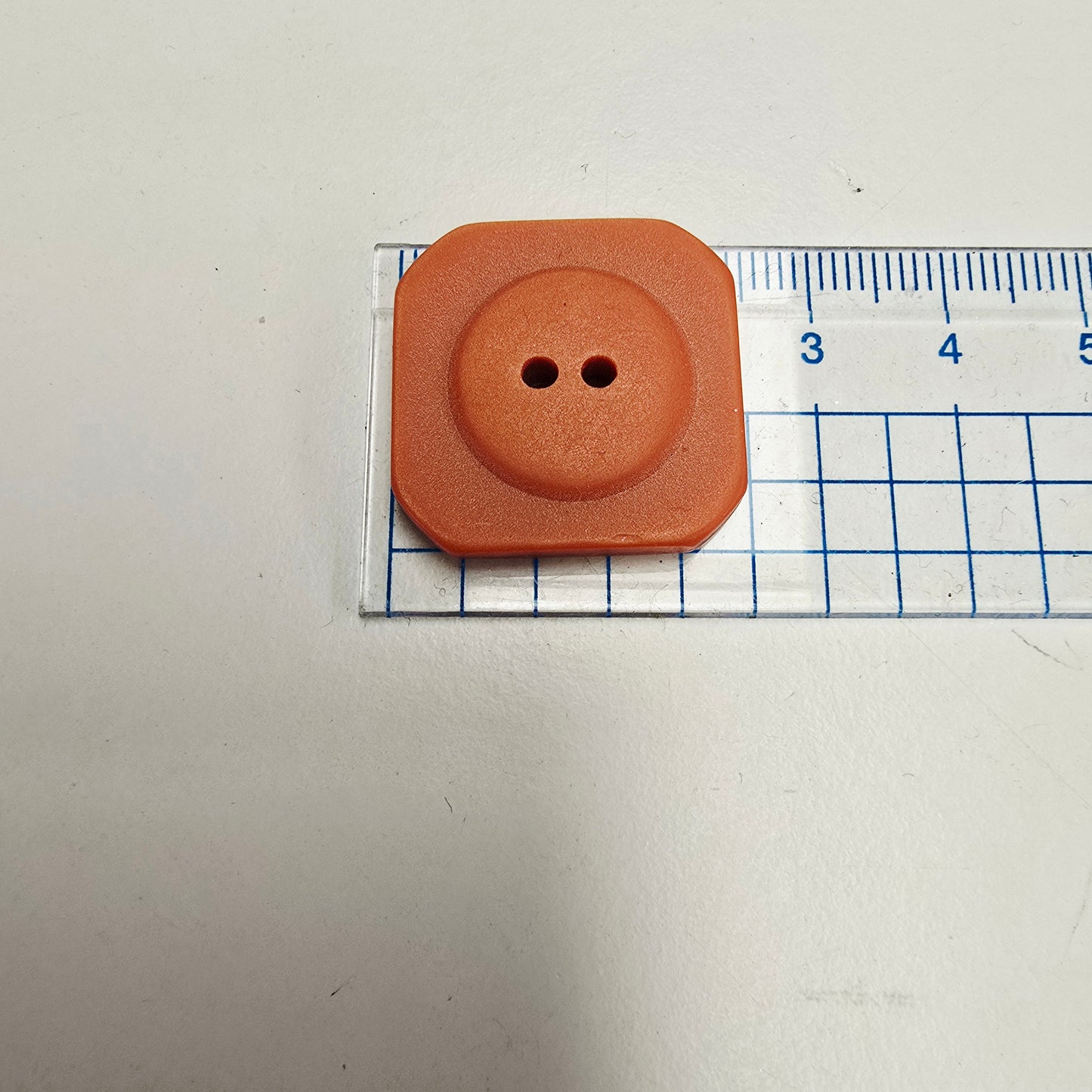 Marble effect burnt orange buttons - 6