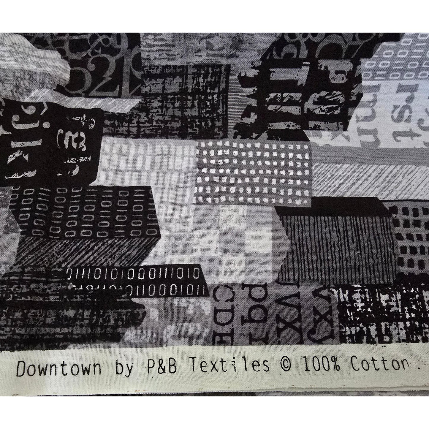 Downtown woven cotton fabric -1.20mtrs