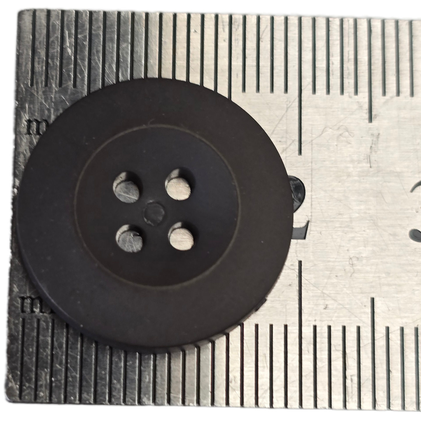 2cm wide Buttons charcoal - 5