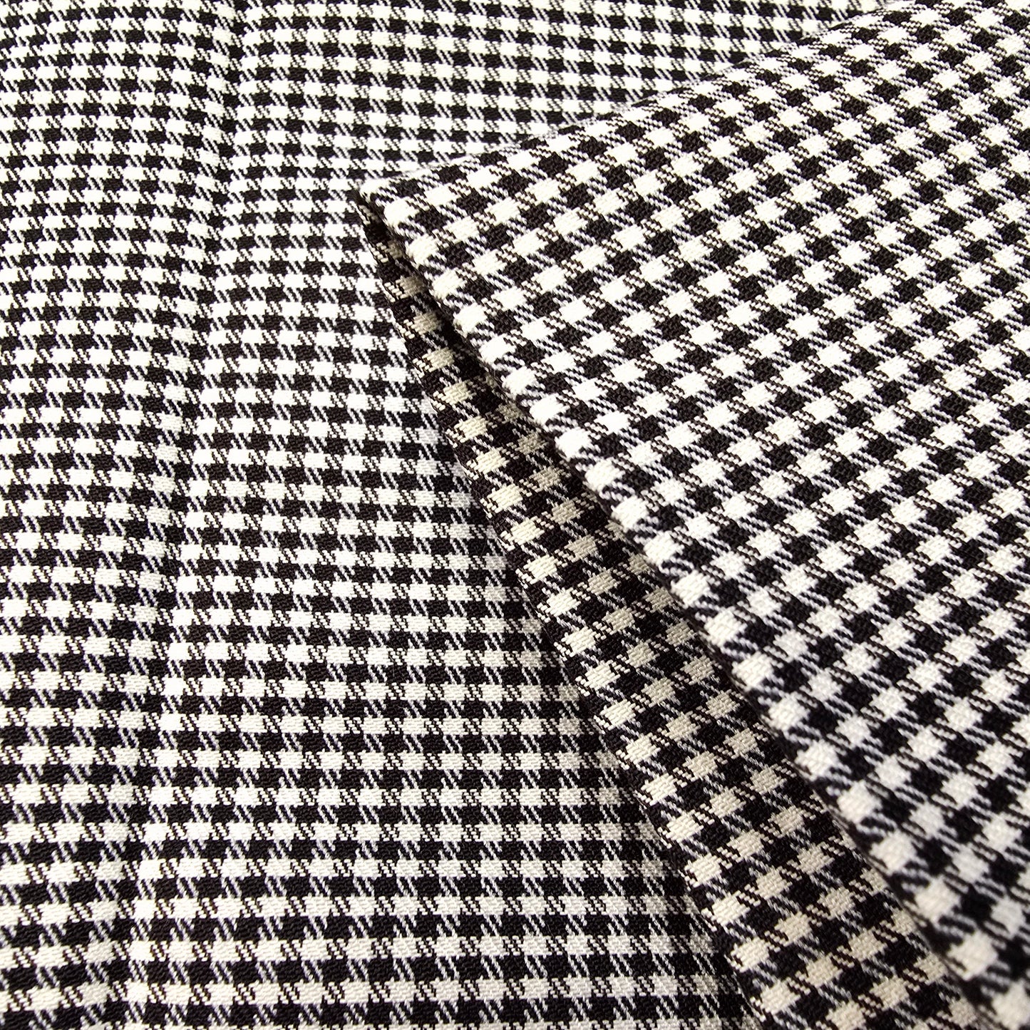 Houndstooth bengaline woven fabric - sold by 1/2mtr