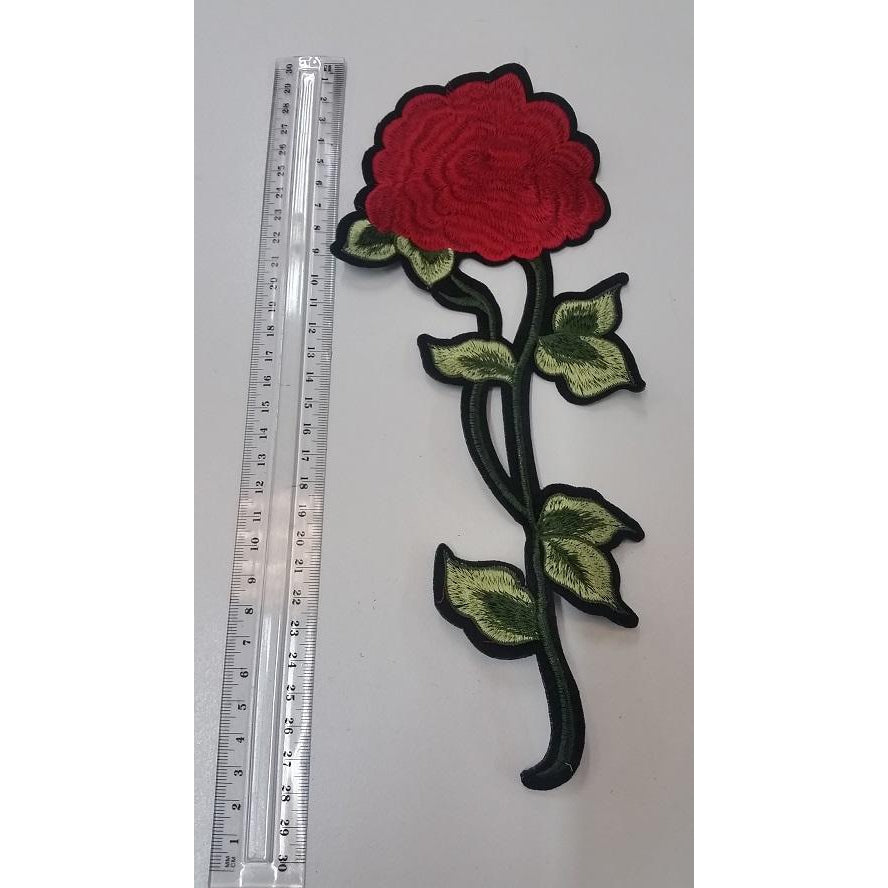 folkart inspired embroidered applique