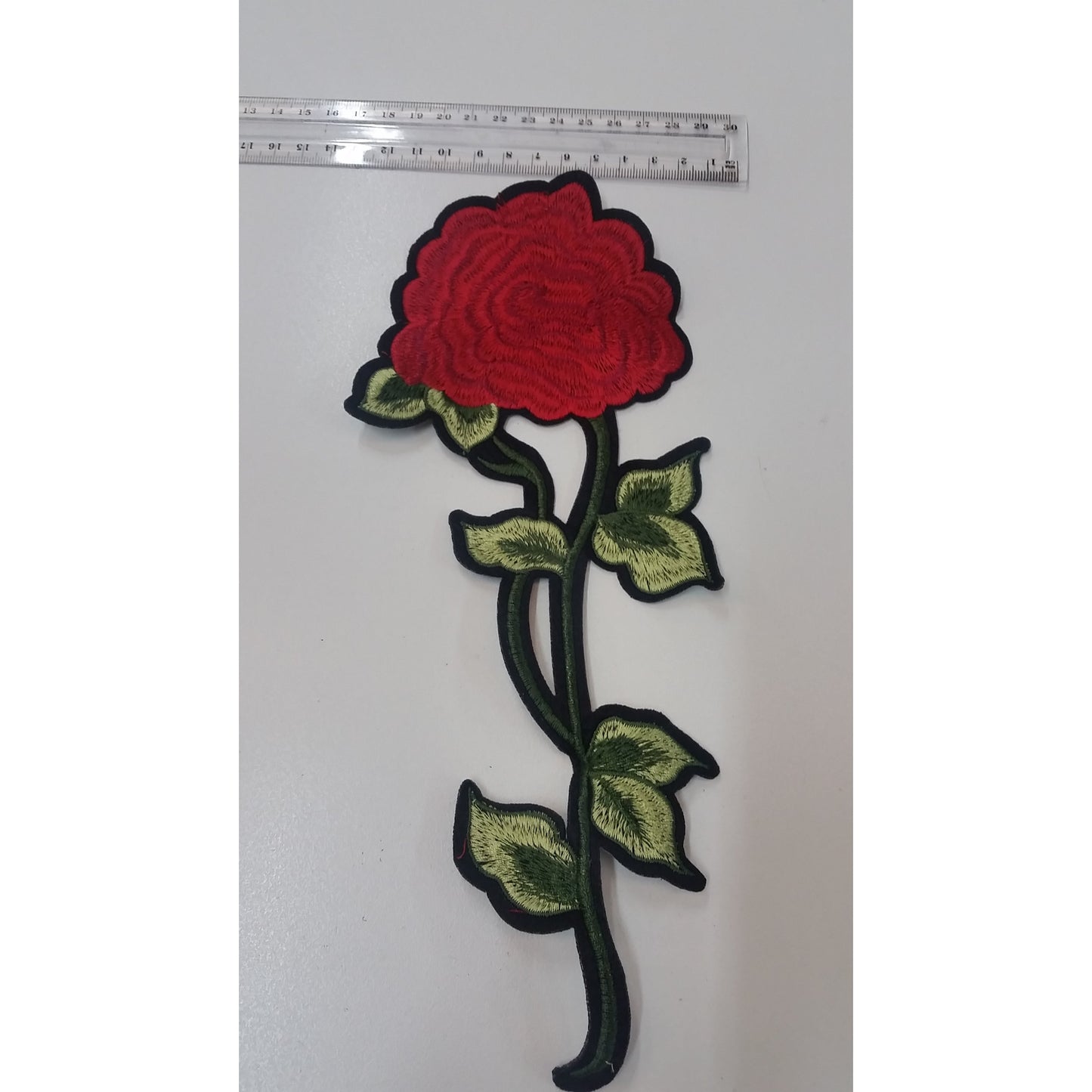 folkart inspired embroidered applique