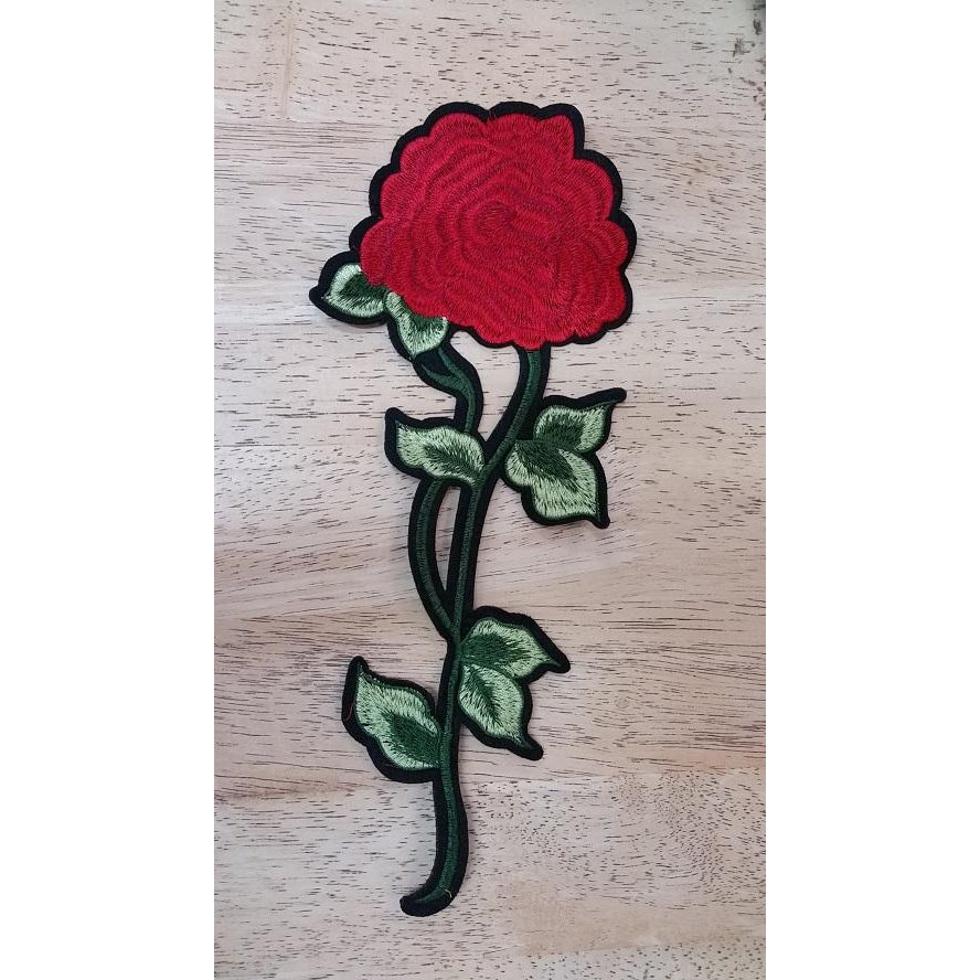 folkart inspired embroidered applique