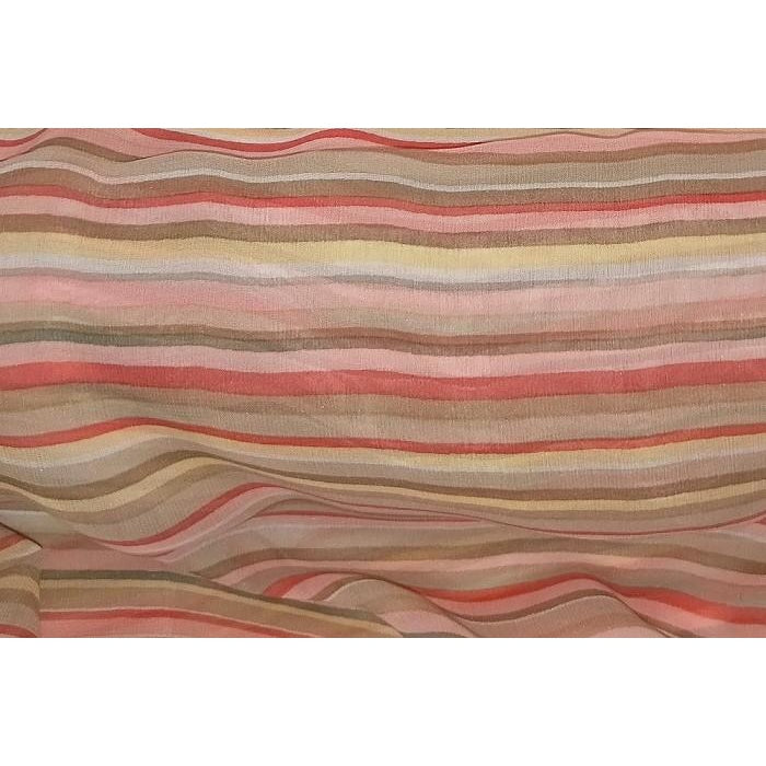 candy - striped silk chiffon