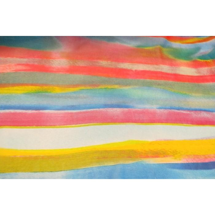 Rainbow - printed chiffon