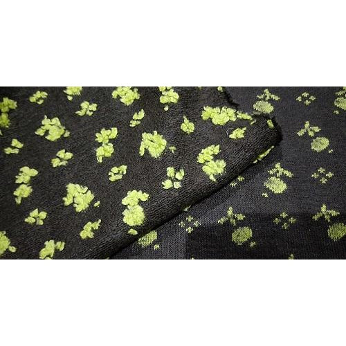 Apples - floral design knit - sold by 1/2mtr