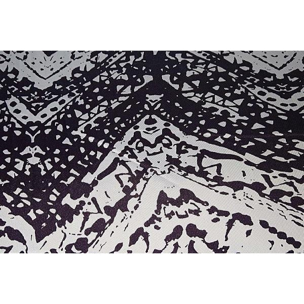 caroline - abstract design twill woven fabric sold by 1/2mtr