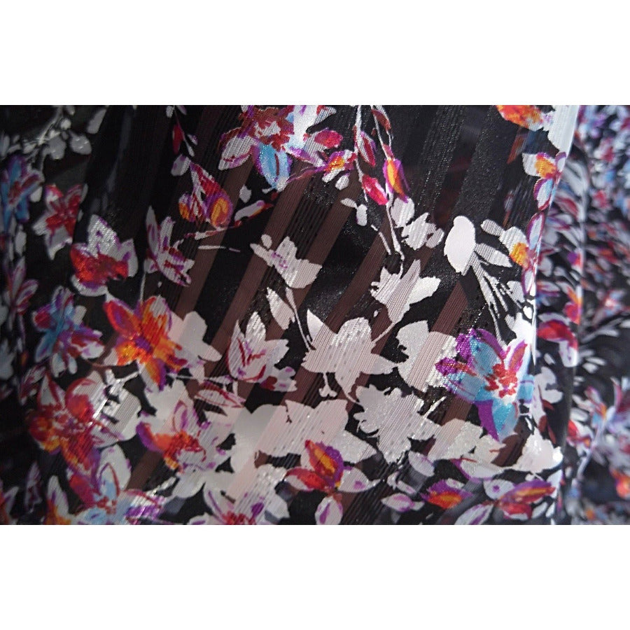 Bridget - burnout floral printed georgette - sold by 1/2mtr