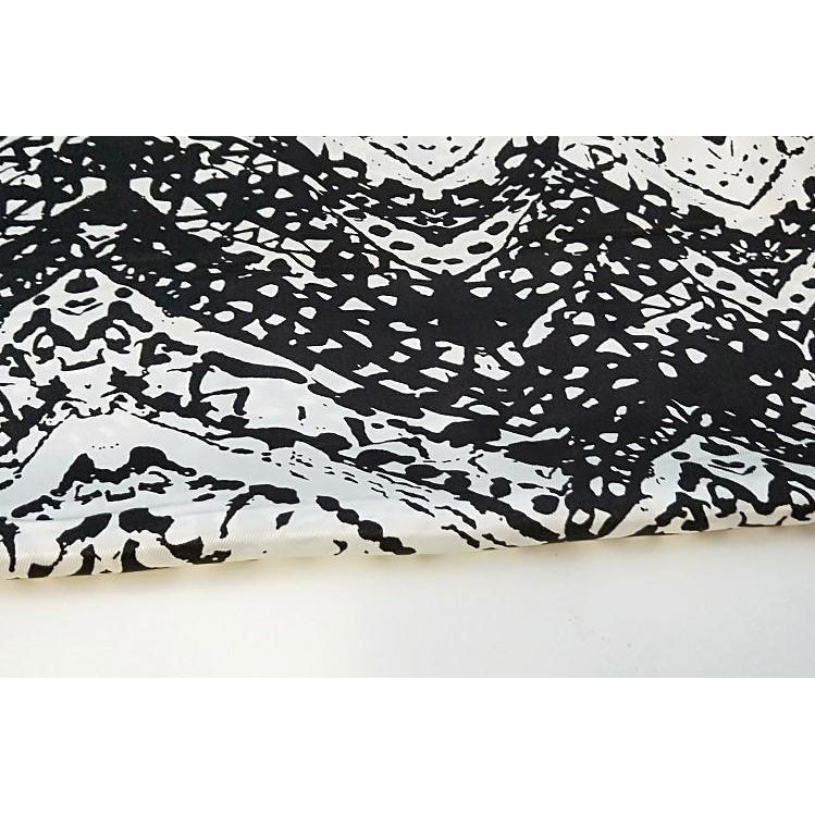 caroline - abstract design twill woven fabric sold by 1/2mtr