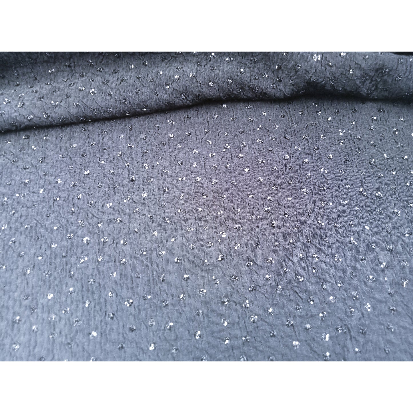 Glitter crinkle knit -2mtr piece