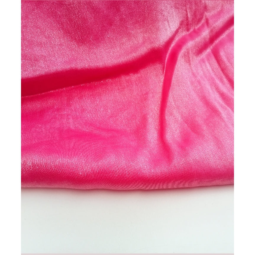 crystal organza abric - fushcia sold by 1/2mtr