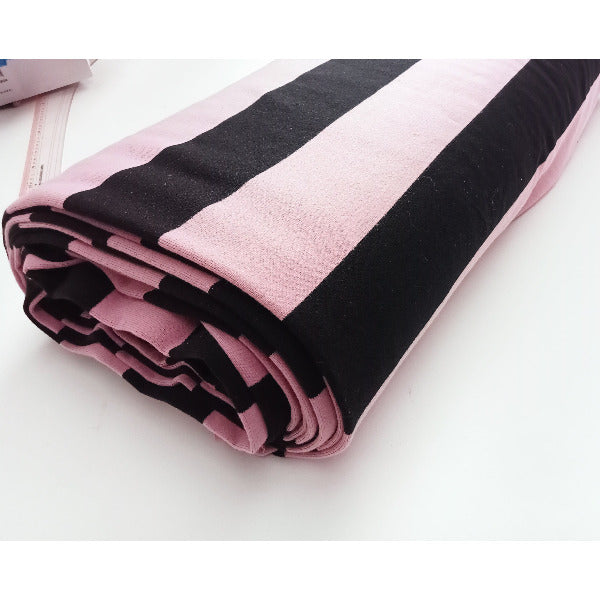 Jasmine - stunning striped knit - musk/charcoal