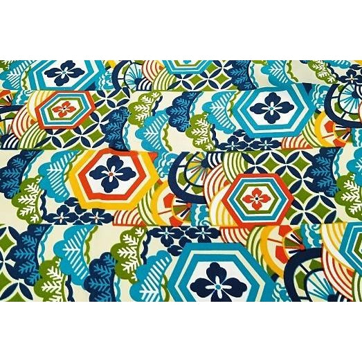 Pentagon - printed faille fabric