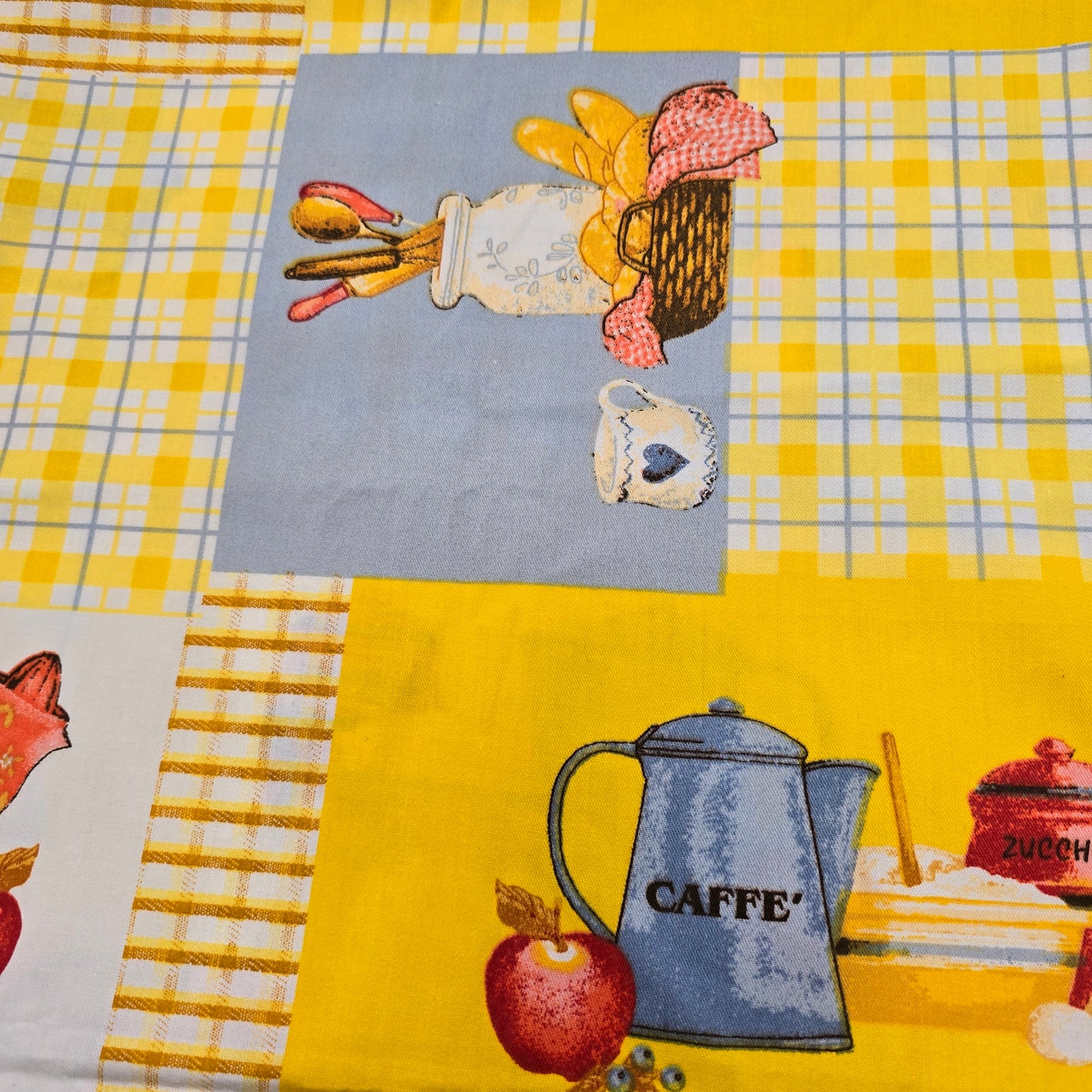 In the kitchen - yellow - sold by 1/2mtr