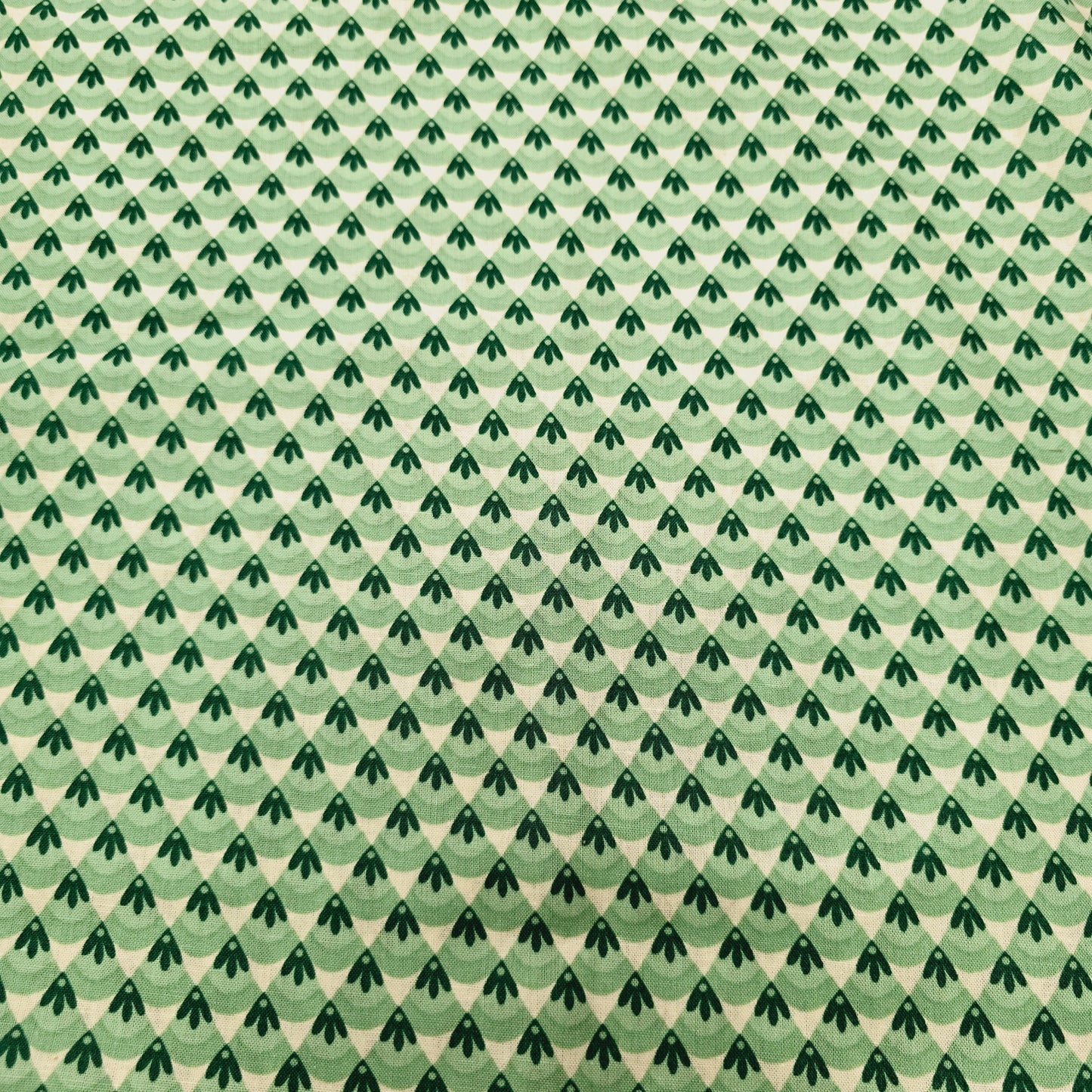Triangle design woven cotton fabric - sold by 1/2mtr