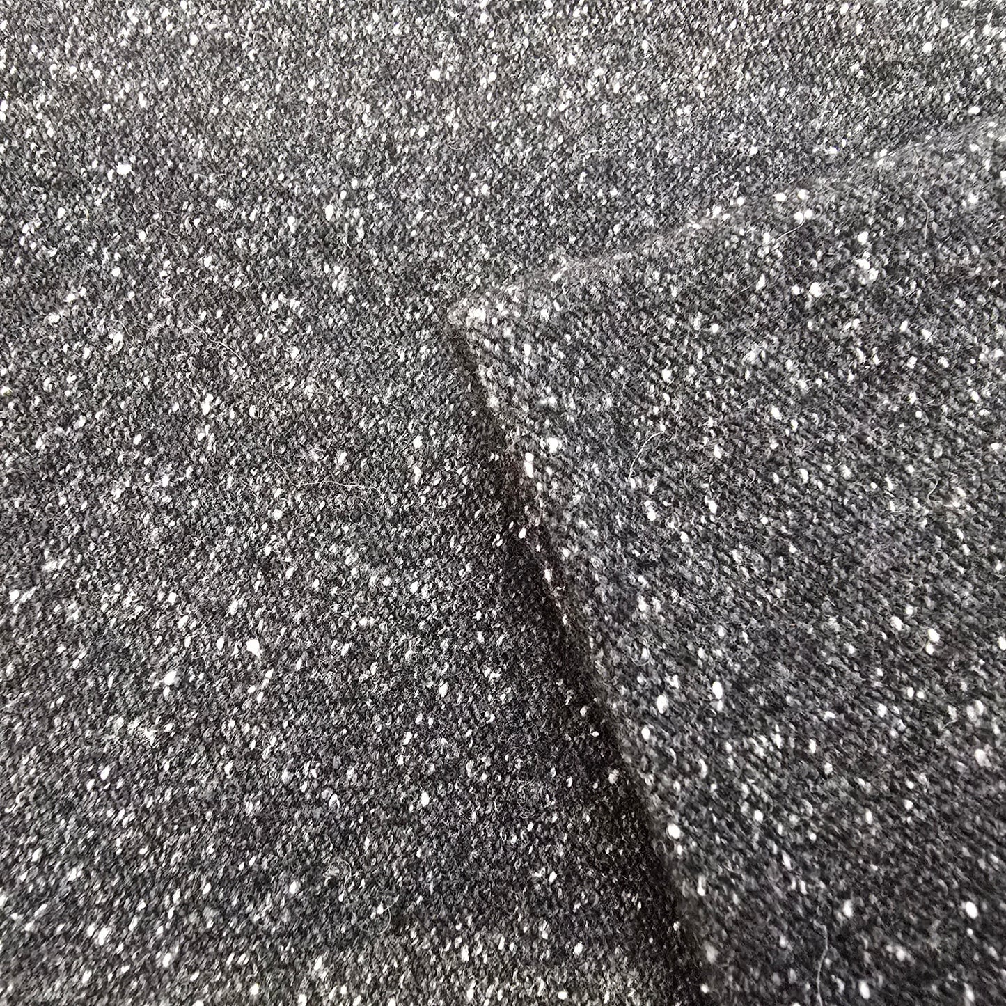 Donegal - tweed wool knit fabric - sold by 1/2mtr