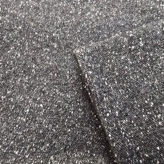 Donegal - tweed wool knit fabric - sold by 1/2mtr