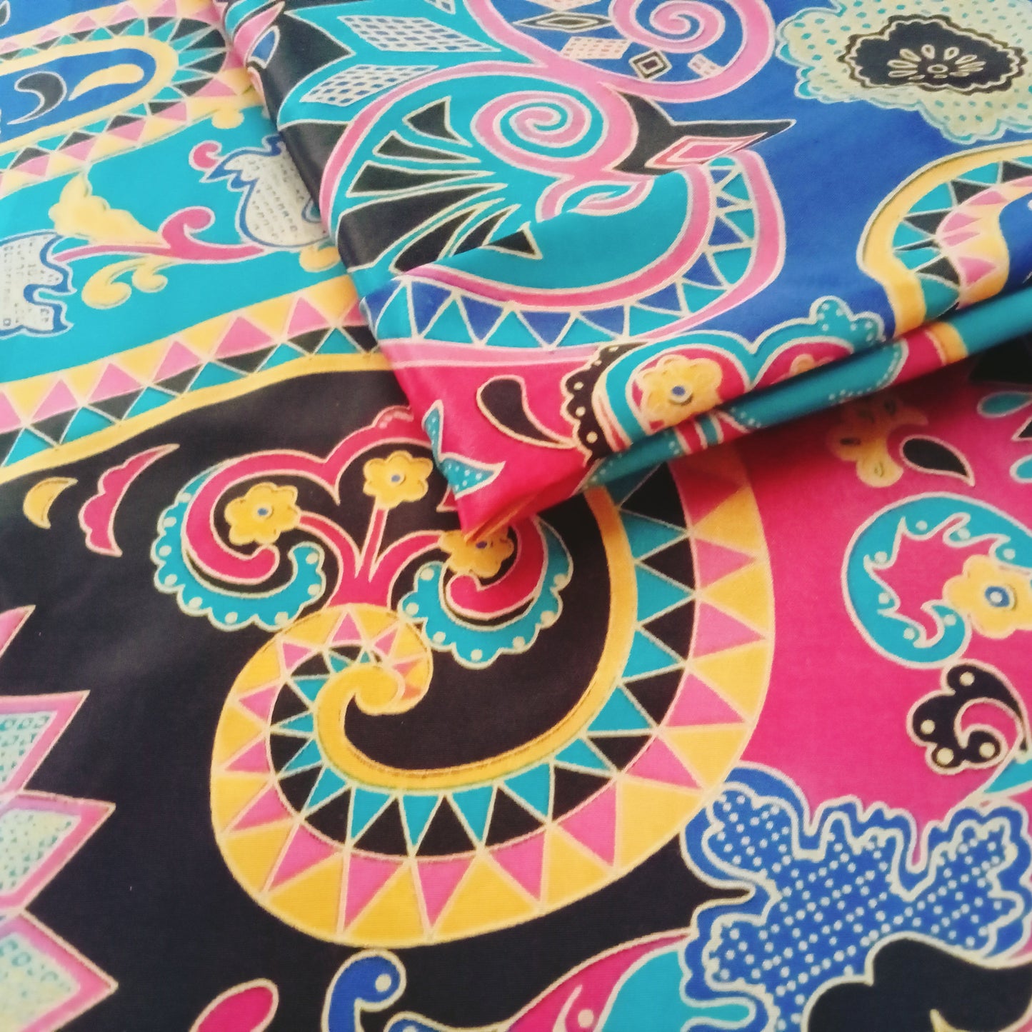 Spellbound beautiful satin fabric - sold by 1/2mtr