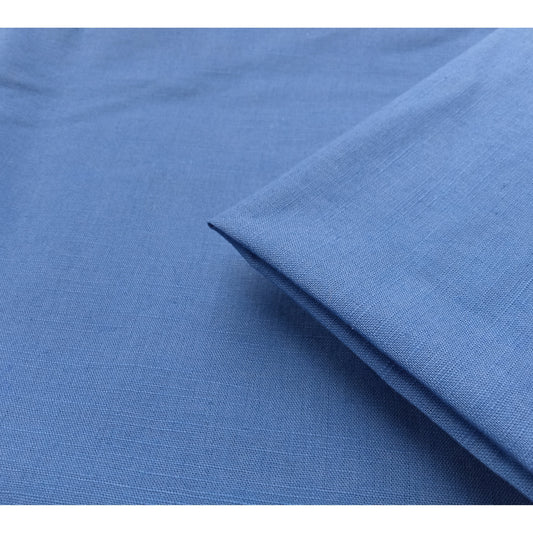 Indi - royal woven cotton linen shimmer - sold by 1/2mtr