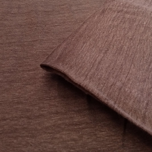 Savannah chocolate knit fabric - sold by 1/2mtr