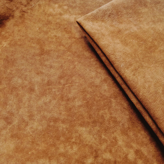 Honey - faux suede fringe fabric - 1.80mtrs