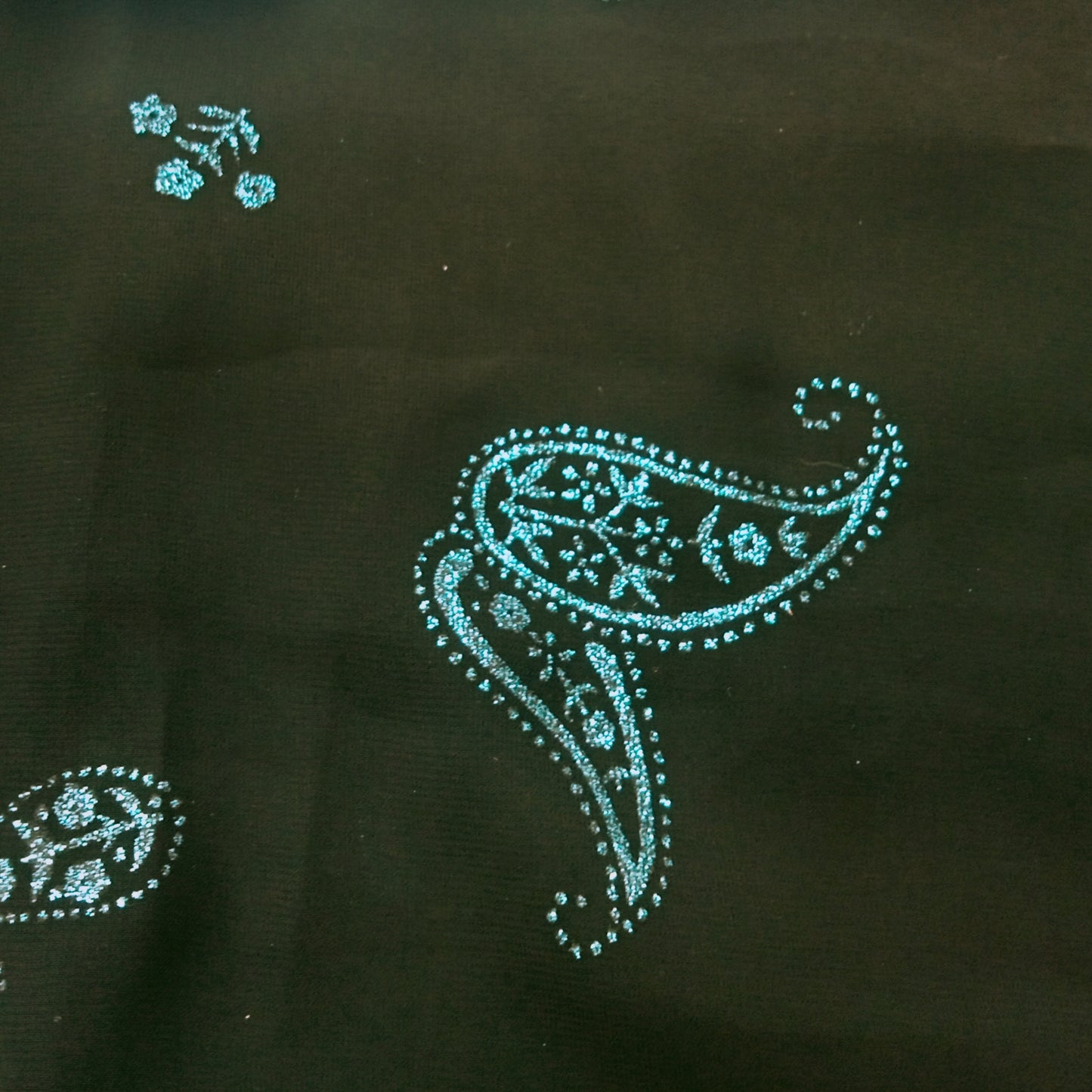 Butterfly embossed chiffon - sold by 1/2mtr