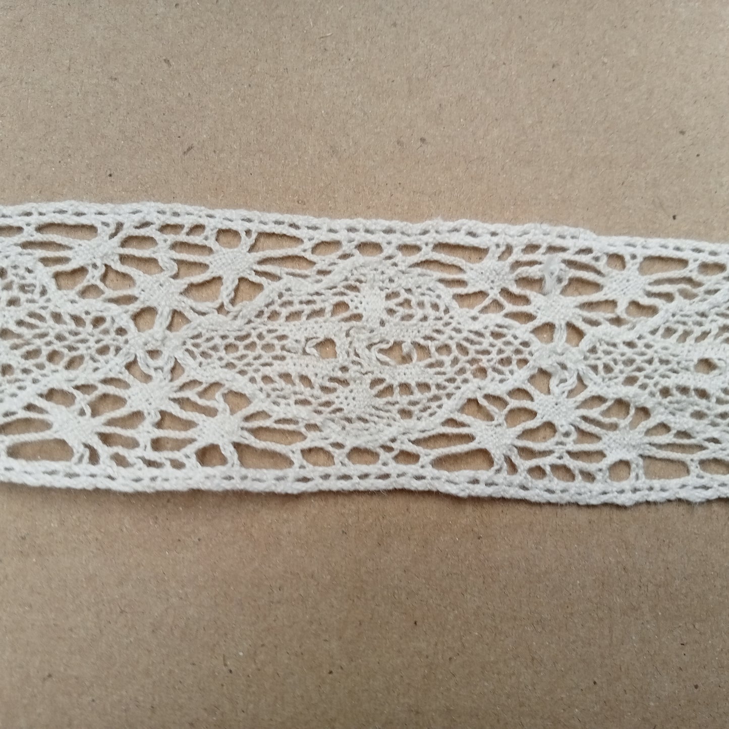 White lace trim - sold by 1/2mtr