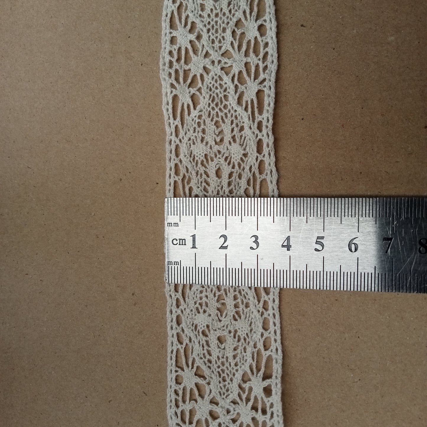 White lace trim - sold by 1/2mtr