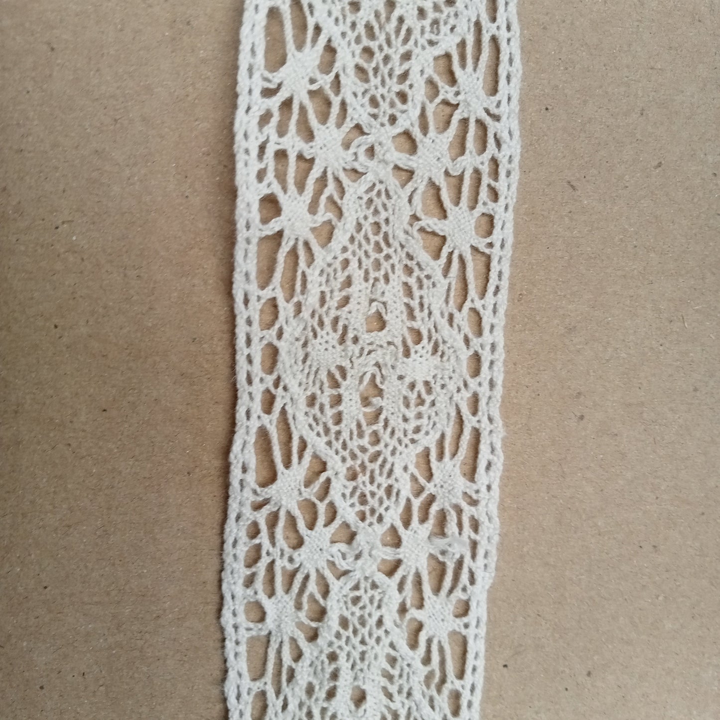 White lace trim - sold by 1/2mtr