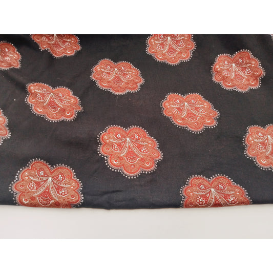 Floral design printed rayon - sold by 1/2mtr.