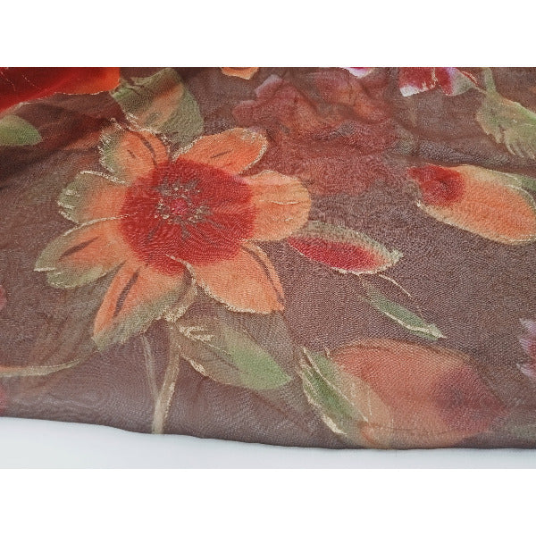 Floral printed chiffon - 2.50mtrs