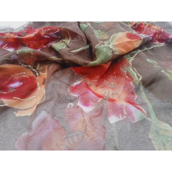 Floral printed chiffon - 2.50mtrs