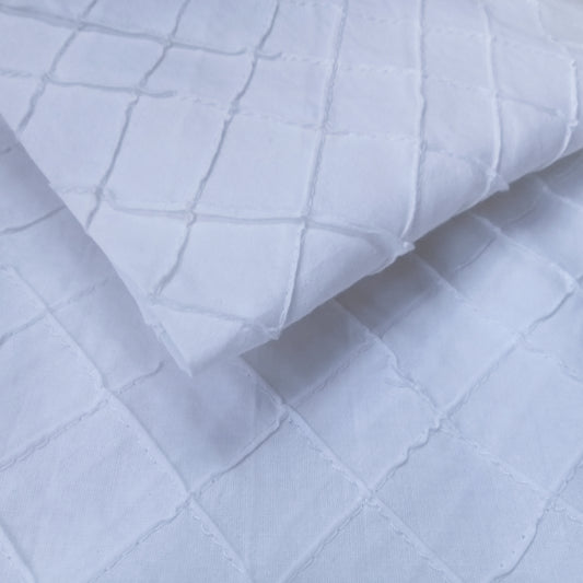 Priscilla - diagonal pintucks - sold by 1/2mtr