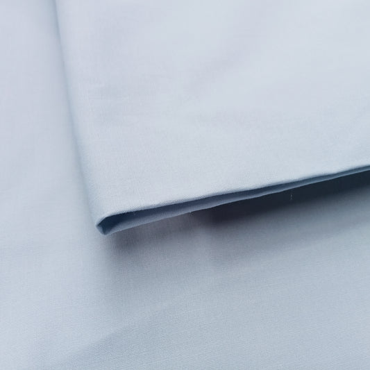 Stretch poplin fabric - smokey blue - sold by 1/2mtr