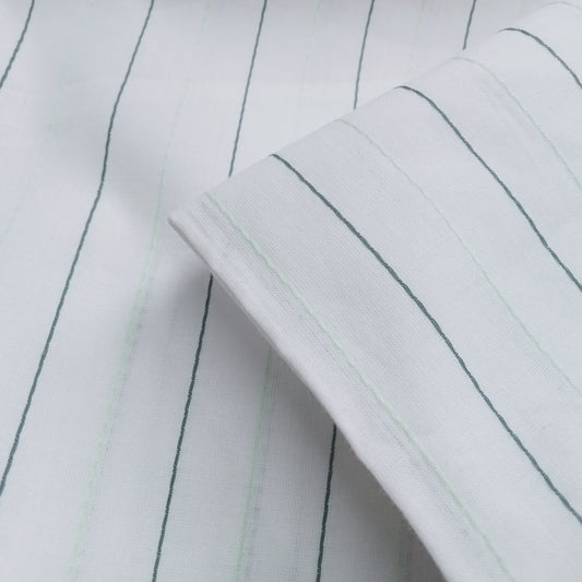 Pinstripe woven cotton fabric - sold by 1/2mtr