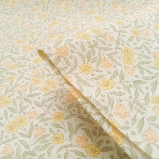 Danity floral printed cotton fabric - sold by 1/2mtr