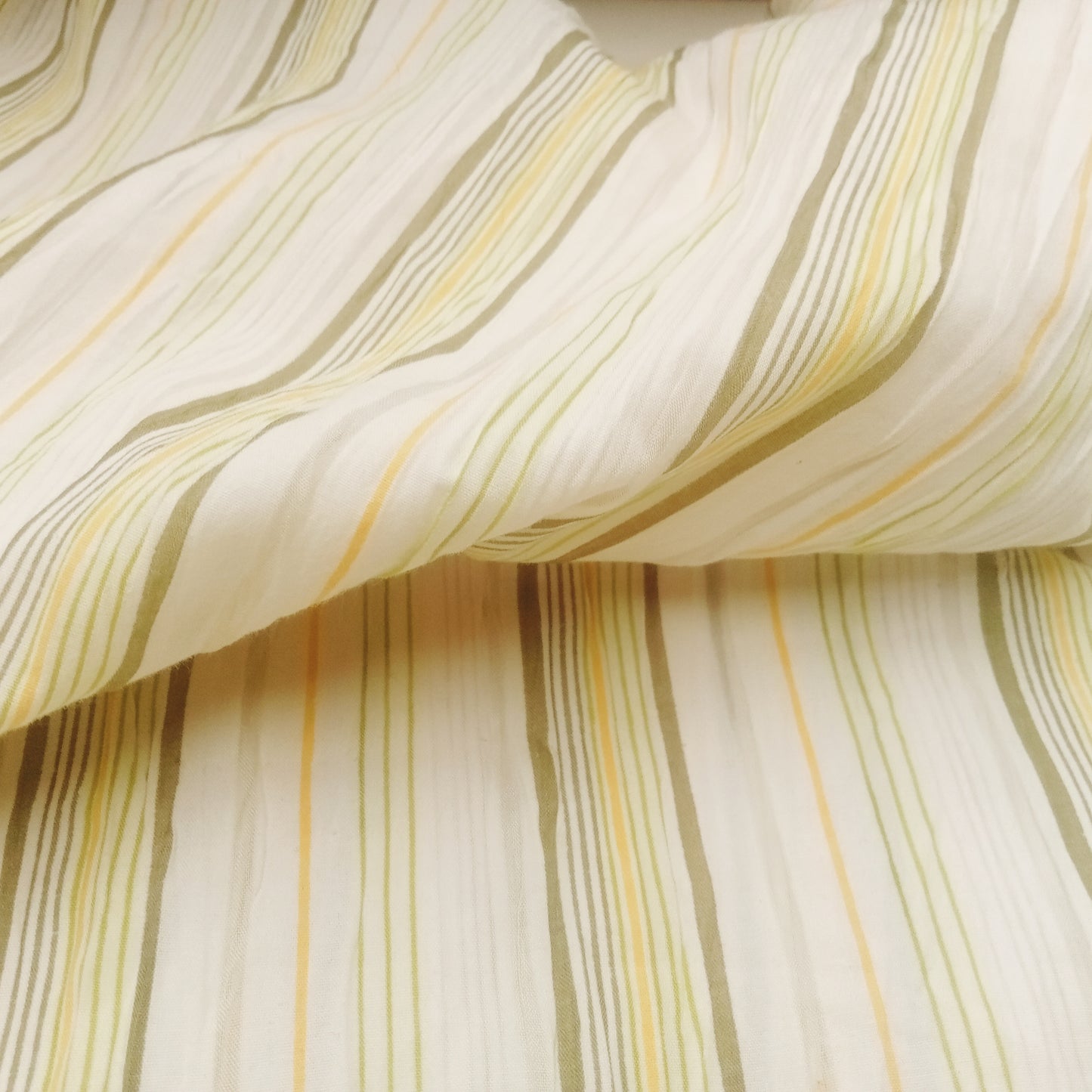 tiffany - crushed stripe cotton fabric - sold by 1/2mtr