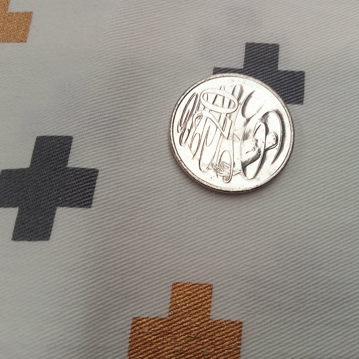 Plus printed cotton drill -1.90mtrs