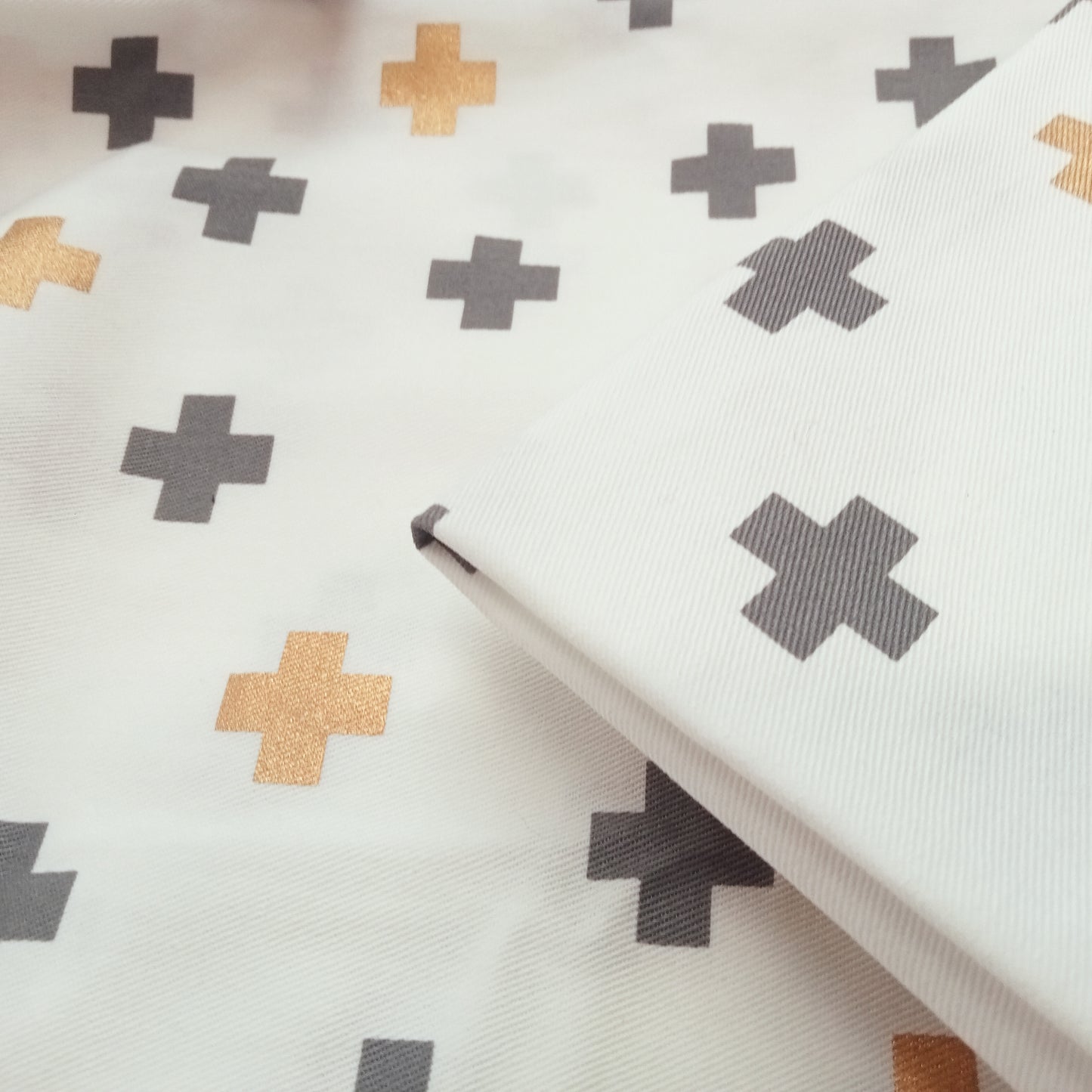 Plus printed cotton drill -1.90mtrs
