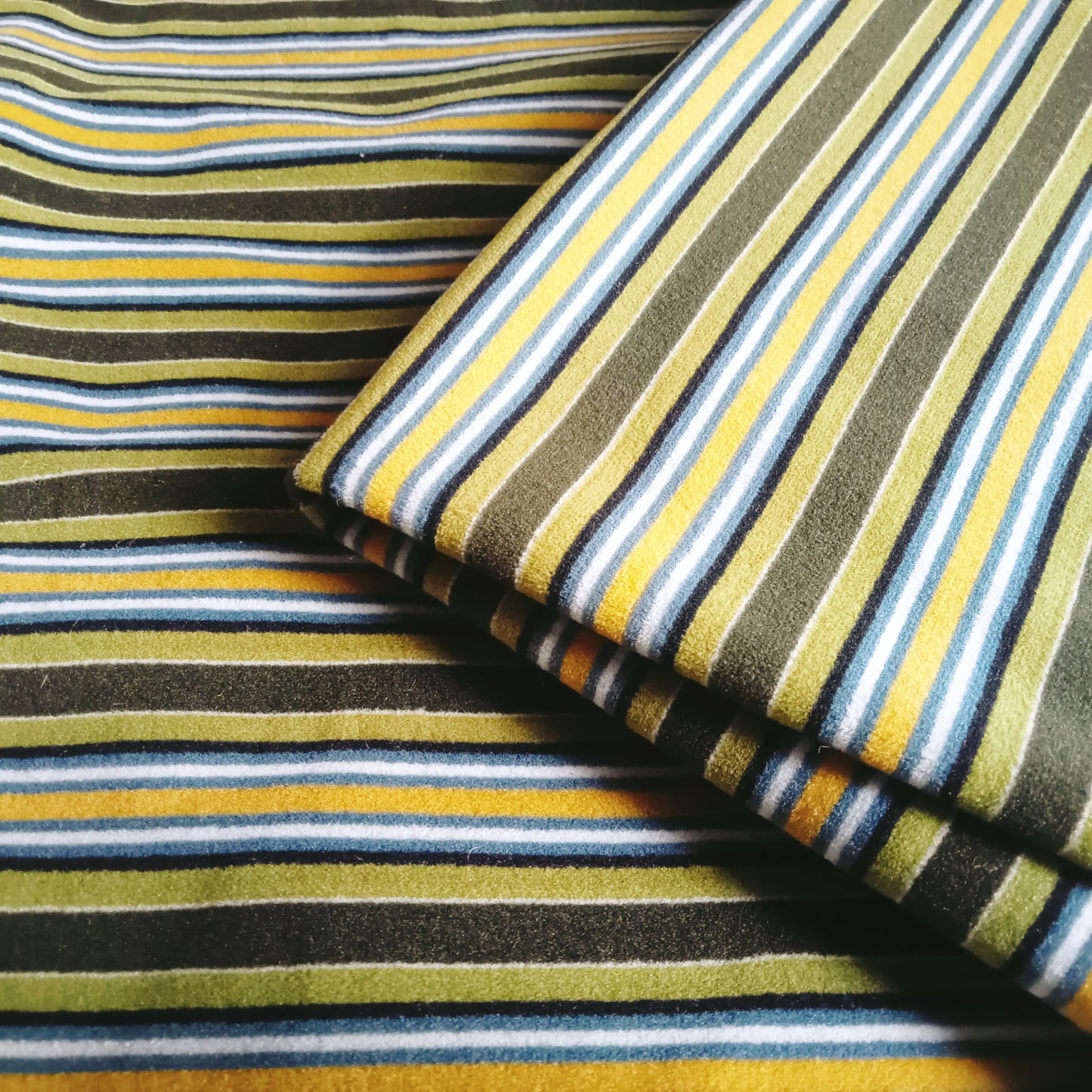 ciara - striped polar fleece stretch fabric