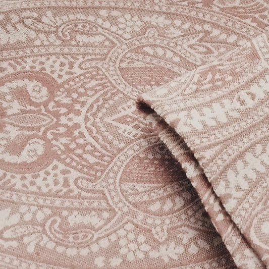 Paisley design stretch bengaline - sold in 1/2mtr