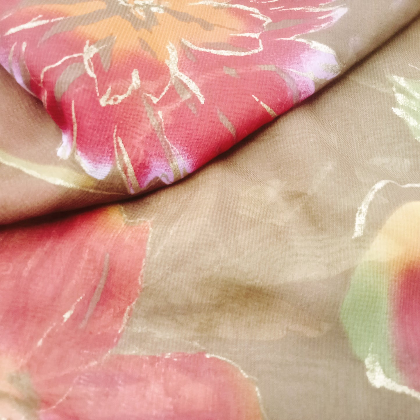 Floral printed chiffon - 2.50mtrs