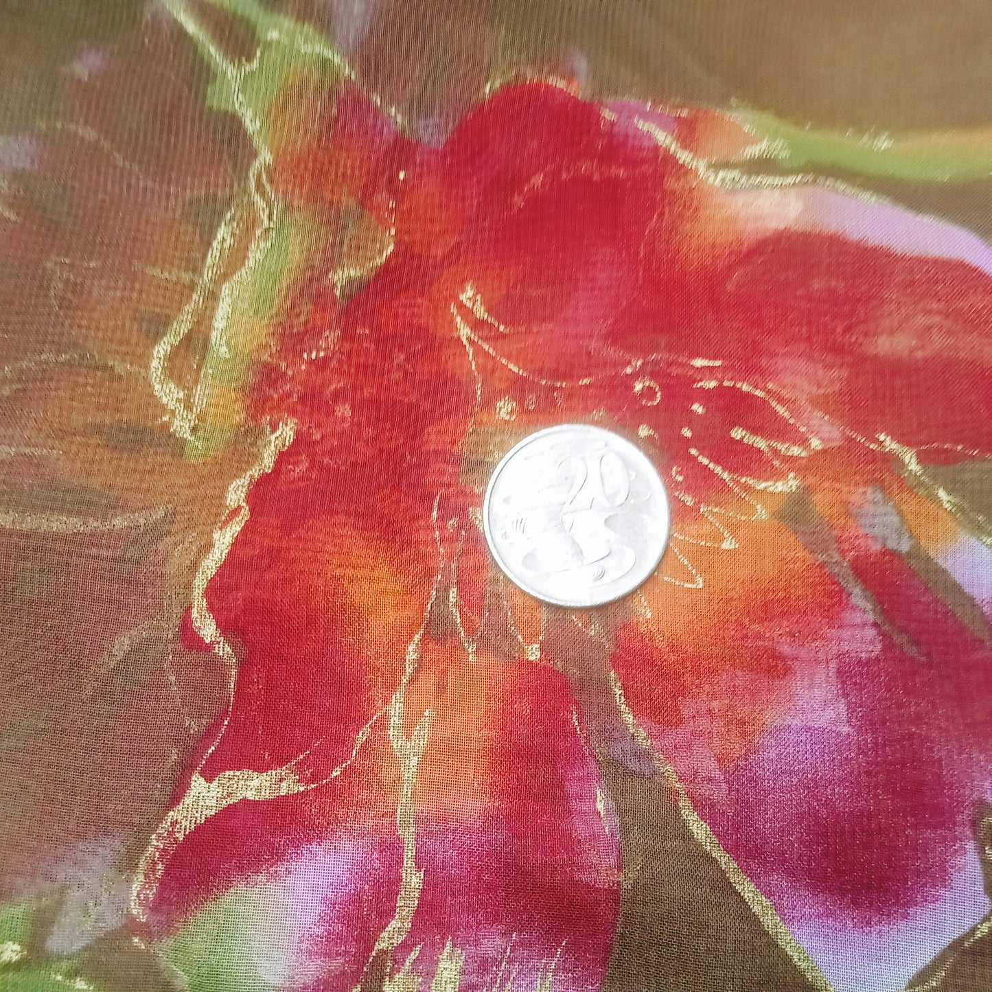 Floral printed chiffon - 2.50mtrs