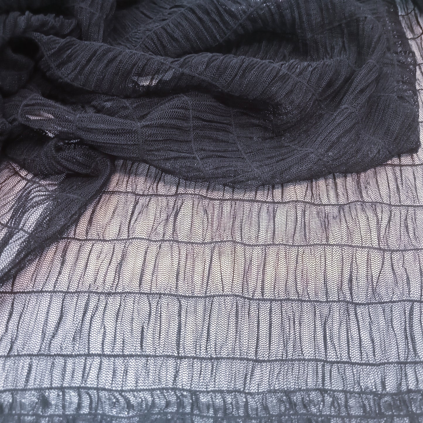 Shirring soft stretch netting - 2.90mtrs