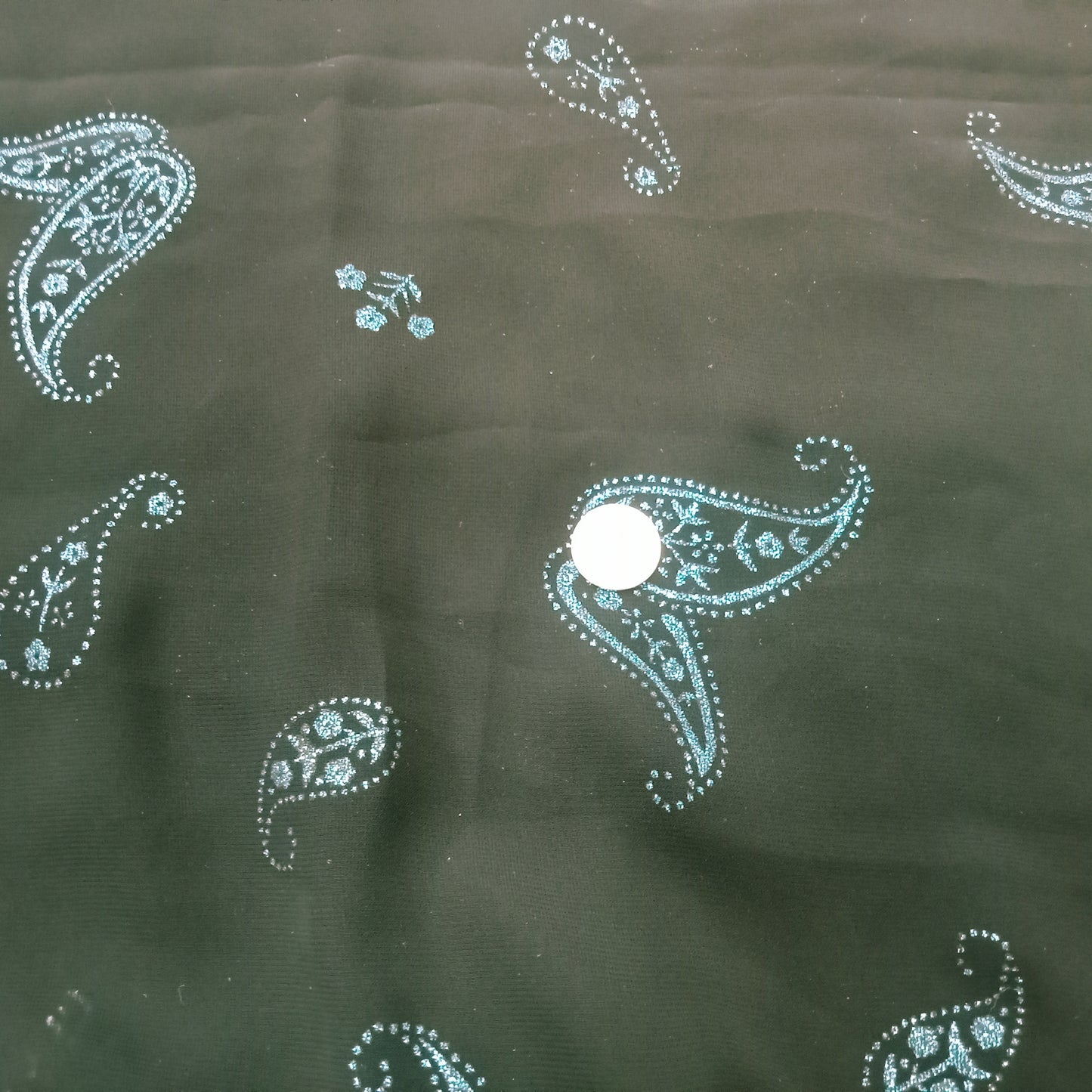 Butterfly embossed chiffon - sold by 1/2mtr