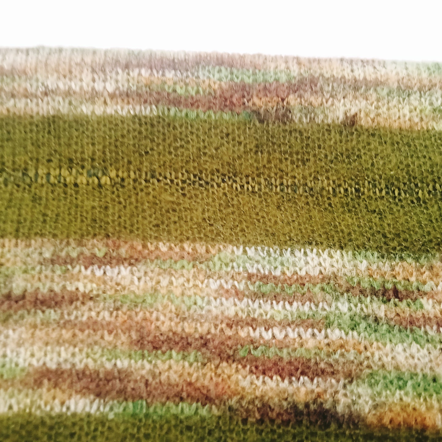 Stripe mohair knit fabric - sold by 1/2mtr
