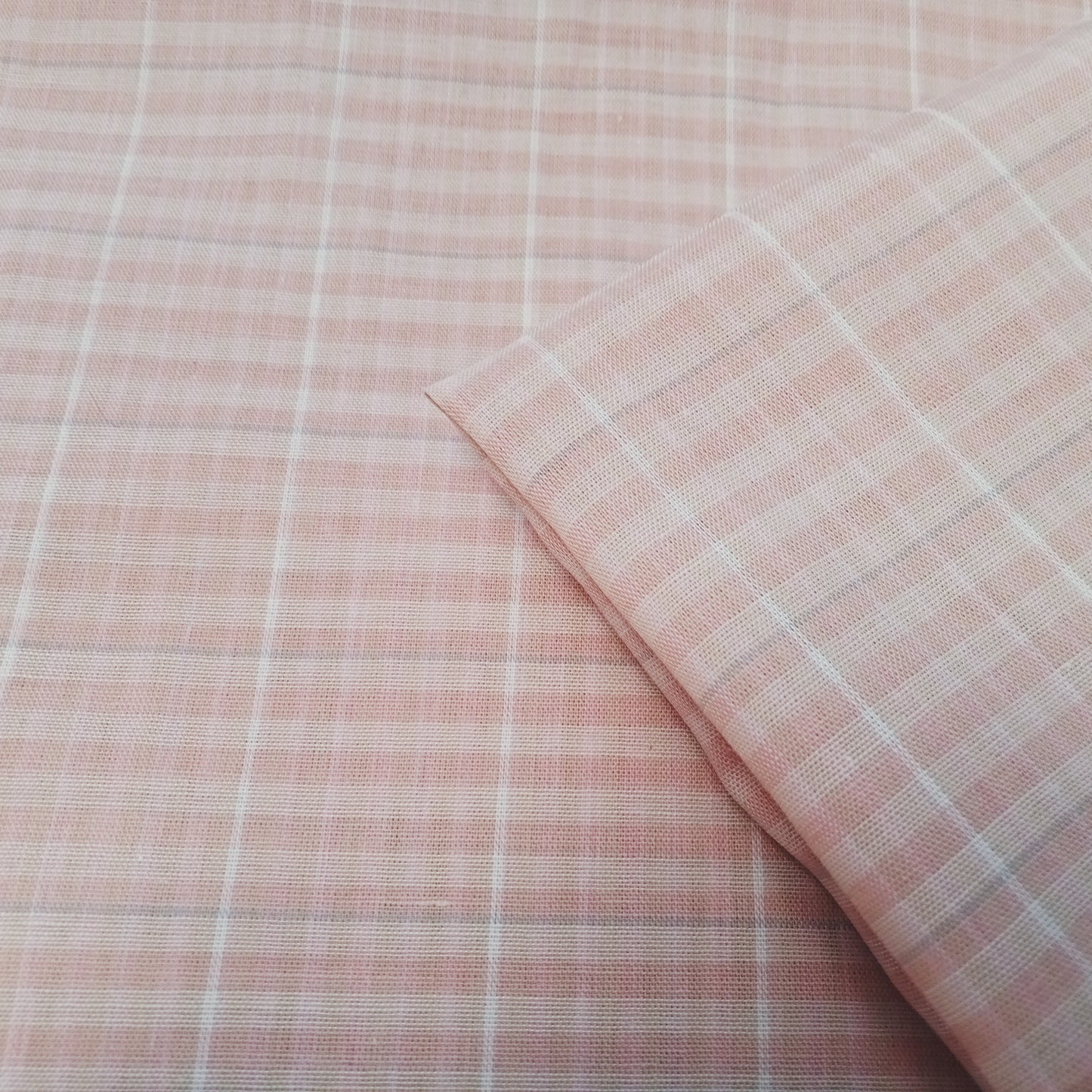 Bricks woven cotton stripe fabric - sold by 1/2mtr